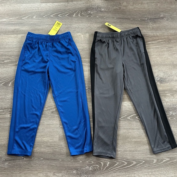 All in Motion Kids Blue and Gray Mesh Joggers Size S (6/7) New with Tags - Picture 1 of 4